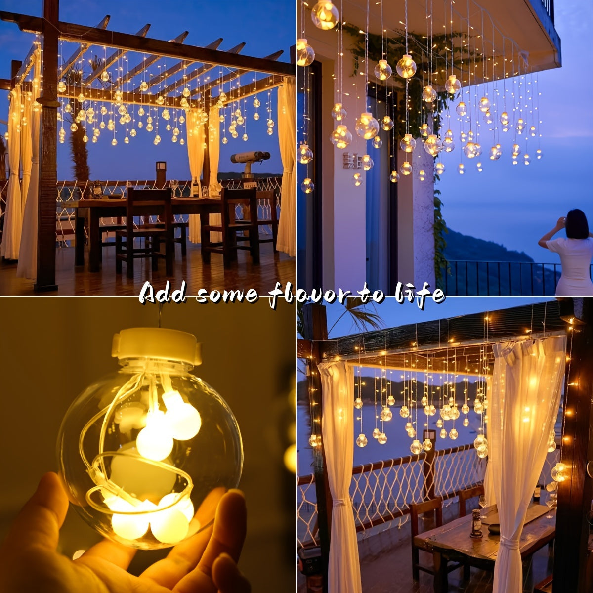 118.11" "Wishing Ball" Hanging Lights